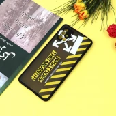 قاب PC مات محافظ لنزدار طرحدار Off White سامسونگ A71