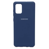 قاب سیلیکونی Samsung A71 سورمه ای