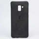 قاب چرمی طرح گوزن Samsung A8 Plus مشکی