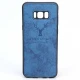 قاب چرمی طرح گوزن Samsung S8 Plus آبی