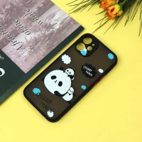 قاب PC مات محافظ لنزدار طرحدار پاندا آیفون iPhone 12 Mini