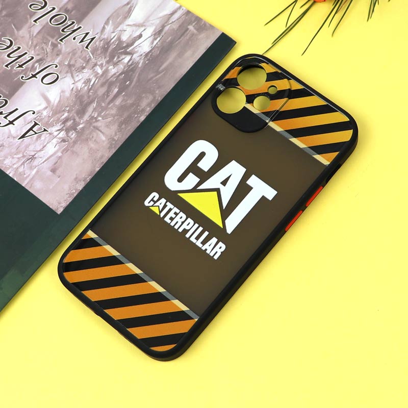 قاب PC مات محافظ لنزدار طرحدار CAT آیفون iPhone 12 Mini