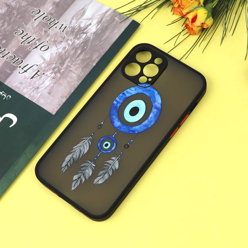 قاب PC مات محافظ لنزدار طرحدار دیریم کچر آیفون iPhone 12 Pro