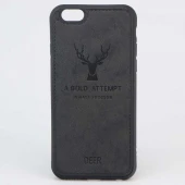 قاب چرمی طرح گوزن iPhone 6 مشکی