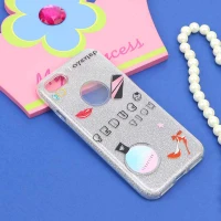 قاب اکلیلی فانتزی نقره ای iPhone 7/8 کد5
