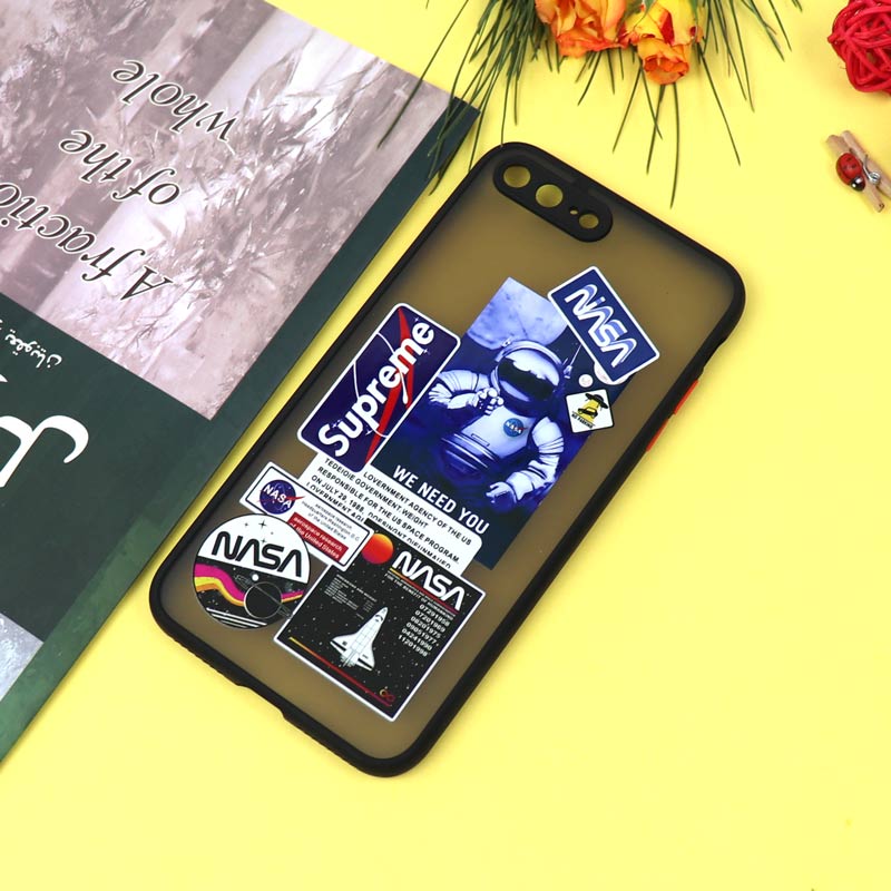 قاب PC مات محافظ لنزدار طرحدار NASA آیفون iPhone 7 Plus / 8 Plus