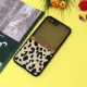 قاب PC مات محافظ لنزدار طرحدار پلنگی آیفون iPhone 7 Plus / 8 Plus