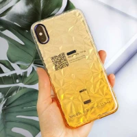 قاب یخی سه بعدی iPhone XS Max زرد