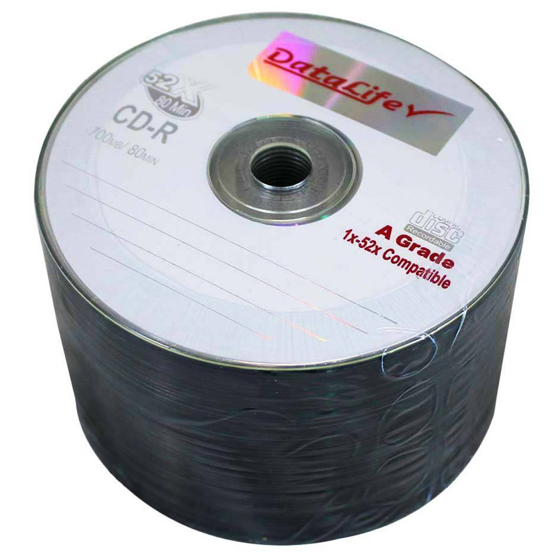 CD خام دیتالایف DataLife شرینک ۵۰ عددی پک ضعیف