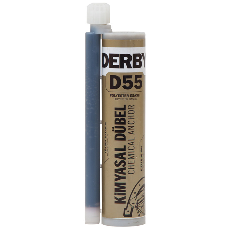 چسب کاشت میلگرد دربی D55 حجم 740 میلی لیتر