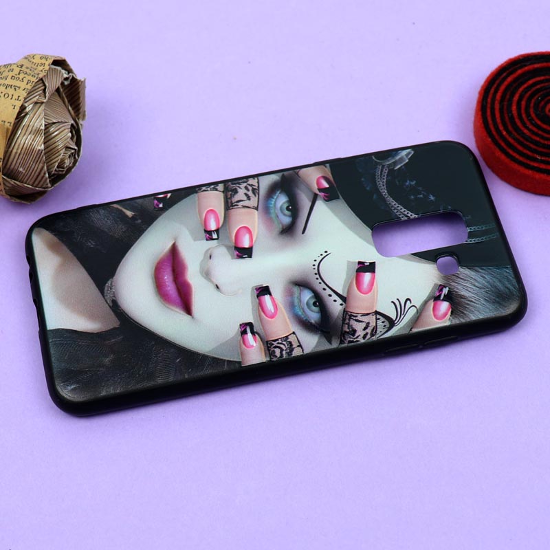قاب فانتزی برجسته دخترانه سامسونگ A6 Plus سری 2