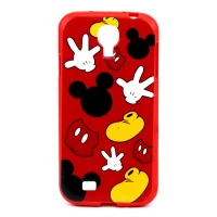 قاب فانتزی برجسته قرمز سامسونگ Galaxy S4 کد3