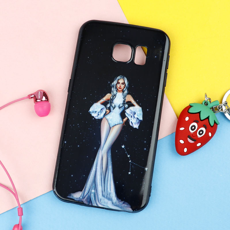 قاب فانتزی دخترانه کد43 سامسونگ Galaxy S6 Edge سری 2