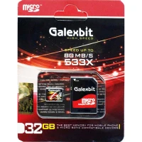 رم میکرو 32 گیگ گلکس بیت Galexbit U1 80MB/s + خشاب