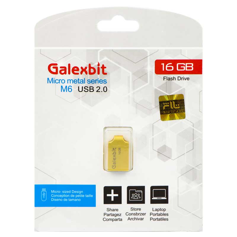 فلش 16 گیگ گلکس بیت Galexbit Micro metal series M6