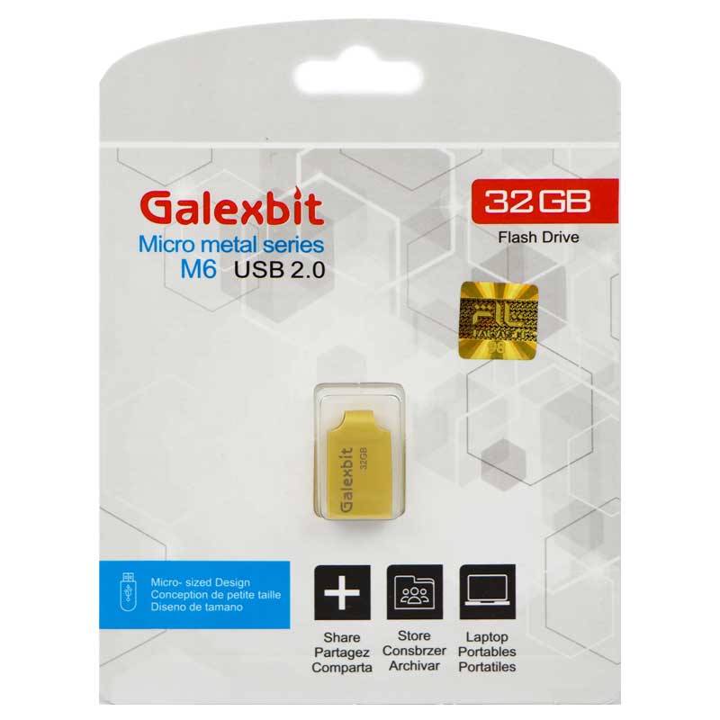 فلش 32 گیگ گلکس بیت Galexbit Micro metal series M6