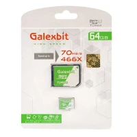 رم میکرو 64 گیگ گلکس بیت Galexbit U3 70MB/s + خشاب
