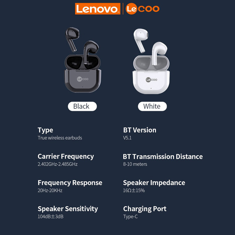 هندزفری بلوتوث دوتایی Lenovo Lecoo-C1 TWS