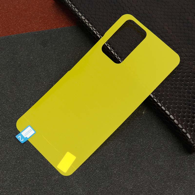 برچسب پشت تمام چسب زرد Xiaomi Redmi Note 10 Pro