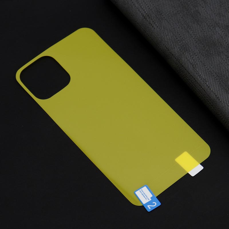 برچسب پشت تمام چسب زرد iPhone 11 Pro