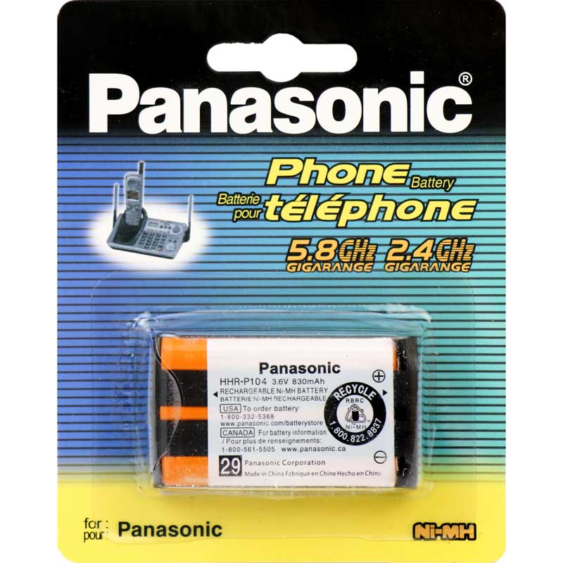 باتری تلفن بی سیم اورجینال پاناسونیک Panasonic HHR-P104/1B