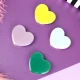 پاپ سوکت قلبی براق رنگی