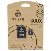 رم میکرو 8 گیگ کوئین تک QUEEN TECH U1 45MB/s + خشاب