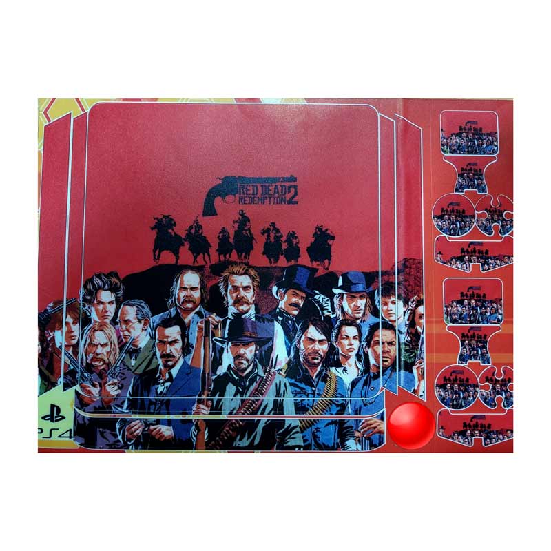 اسکین پلی استیشن 4 اسلیم طرح Red Dead 2