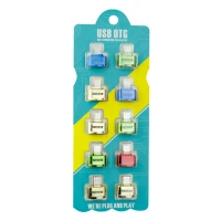 تبدیل Remax MicroUSB OTG بسته 10 عددی
