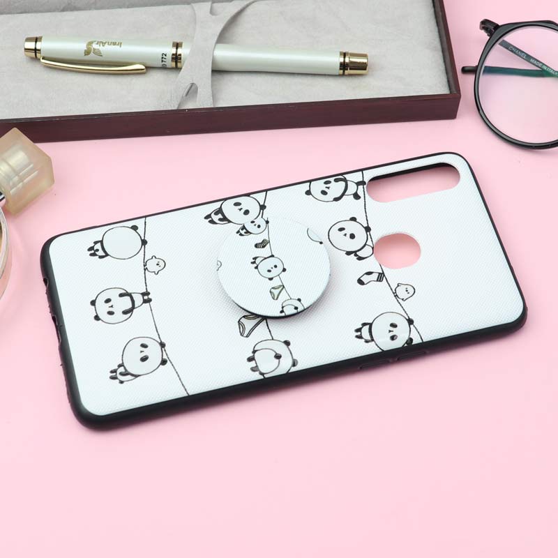 قاب فانتزی برجسته + پاپ سوکت کد12 سامسونگ A20s