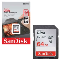 رم اس دی 64 گیگ سن دیسک SanDisk Ultra U1 80MB/s