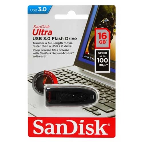 فلش 16 گیگ سن دیسک SanDisk Ultra CZ48 USB3.0