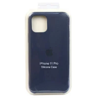 قاب سیلیکونی اصلی iPhone 11 Pro سرمه ای