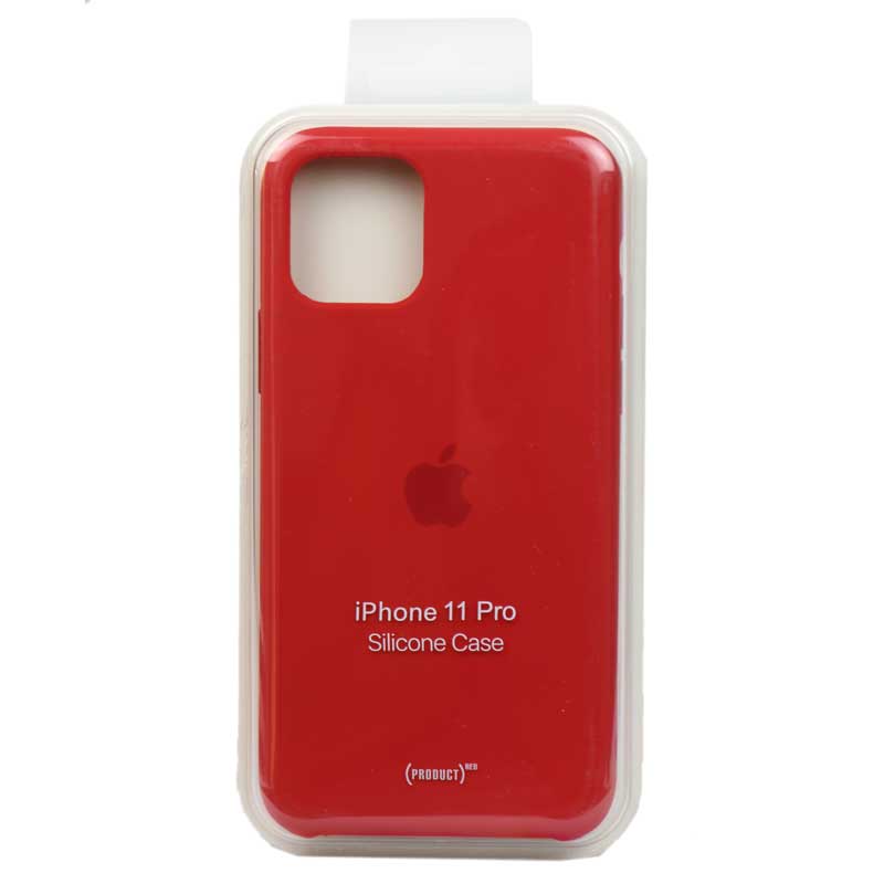 قاب سیلیکونی اصلی iPhone 11 Pro قرمز
