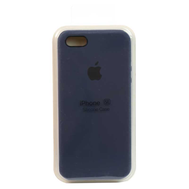 قاب سیلیکونی iPhone 5 سرمه ای