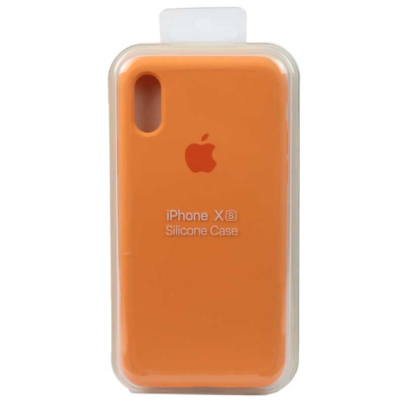 قاب سیلیکونی iPhone X/XS نارنجی