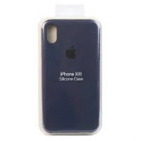 قاب سیلیکونی iPhone XR سرمه ای