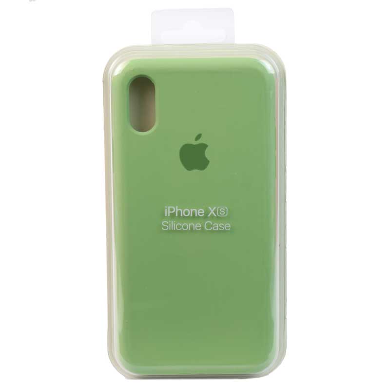 قاب سیلیکونی iPhone X/XS سبز روشن