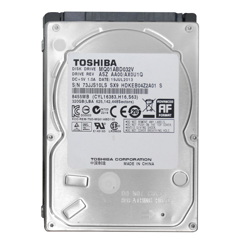 هارد لپ تاپ توشیبا TOSHIBA 320GB