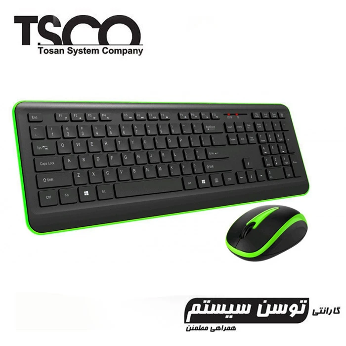 کیبورد و موس بی سیم تسکو TKM-7016W