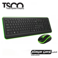 کیبورد و موس بی سیم تسکو TKM-7016W