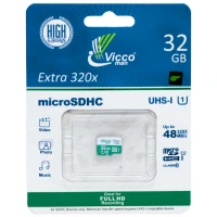 رم میکرو 32 گیگ ویکو Vicco U1 48MB/s بدون خشاب