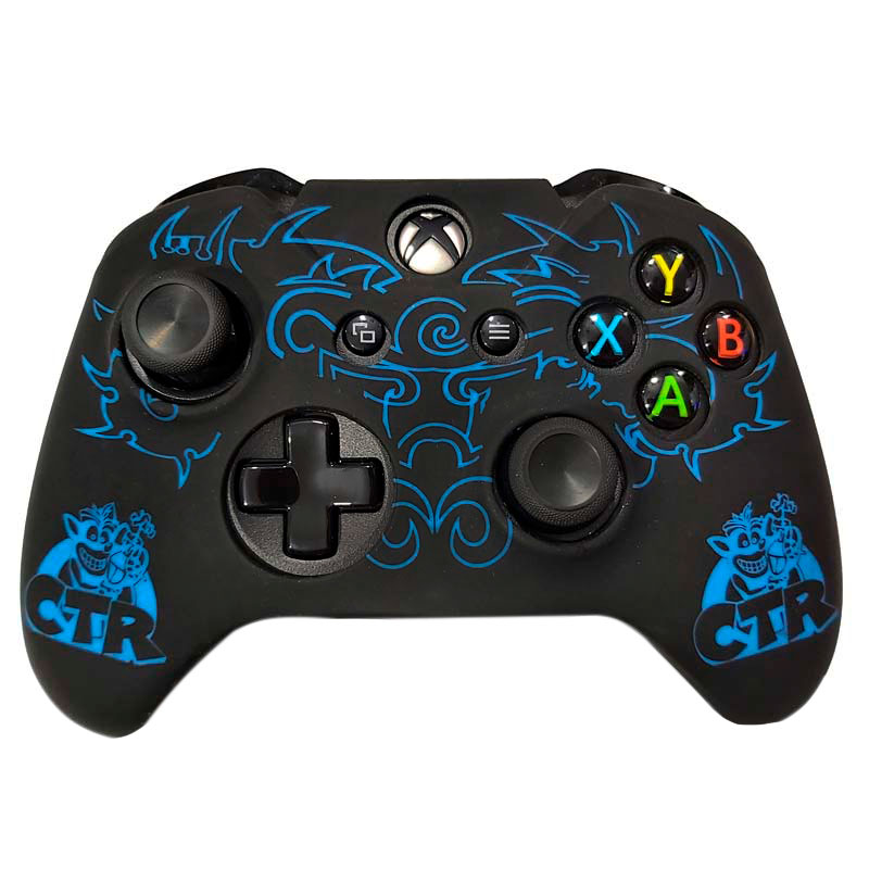 روکش دسته بازی Xbox طرح کراش GTR آبی