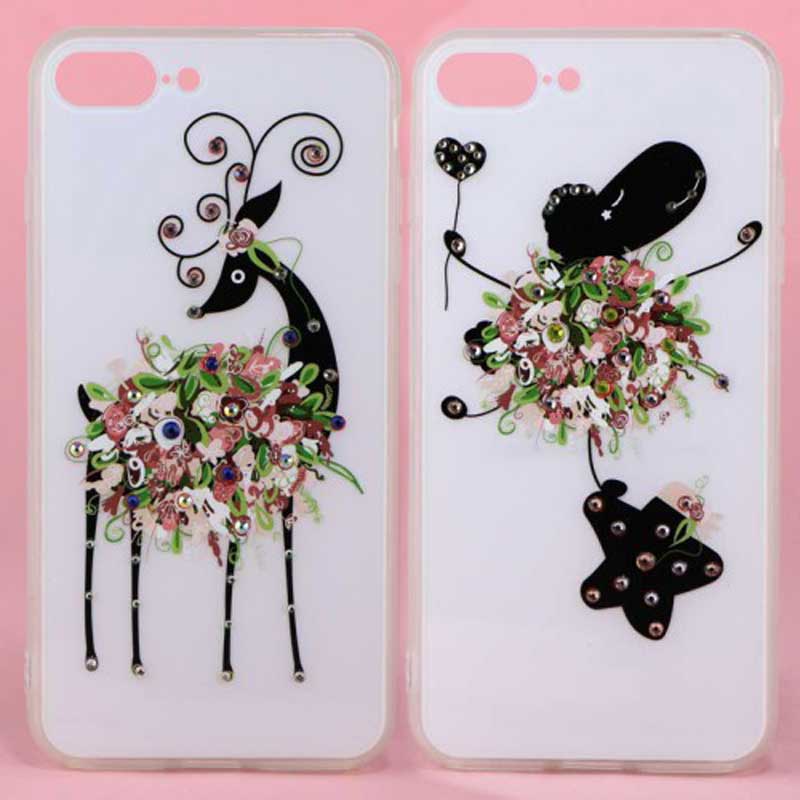 قاب فانتزی نگین دار Younicou iPhone 7 Plus