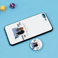 قاب فانتزی برجسته + پاپ سوکت طرح Friends آیفون iPhone 7 Plus / 8 Plus سری D