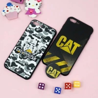 قاب فانتزی برجسته + پاپ سوکت طرح CAT آیفون iPhone 7 Plus / 8 Plus سری D