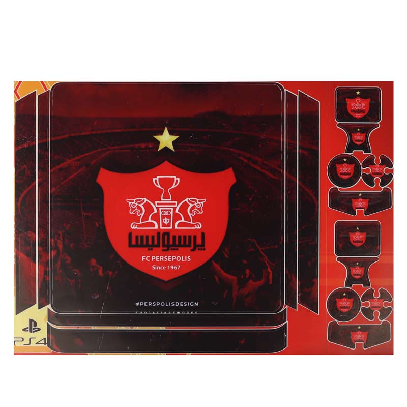 اسکین پلی استیشن 4 اسلیم طرح پرسپولیس