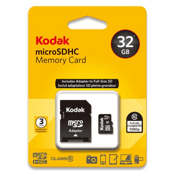 رم میکرو 32 گیگ کداک Kodak + خشاب