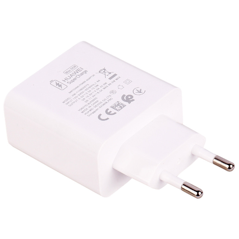 شارژر دیواری فست شارژ Huawei HW-110600E70 6A PD 66W + کابل تایپ سی