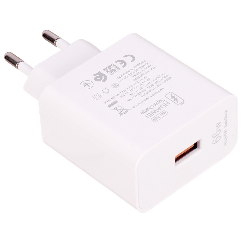 شارژر دیواری فست شارژ Huawei HW-110600E70 6A PD 66W + کابل تایپ سی